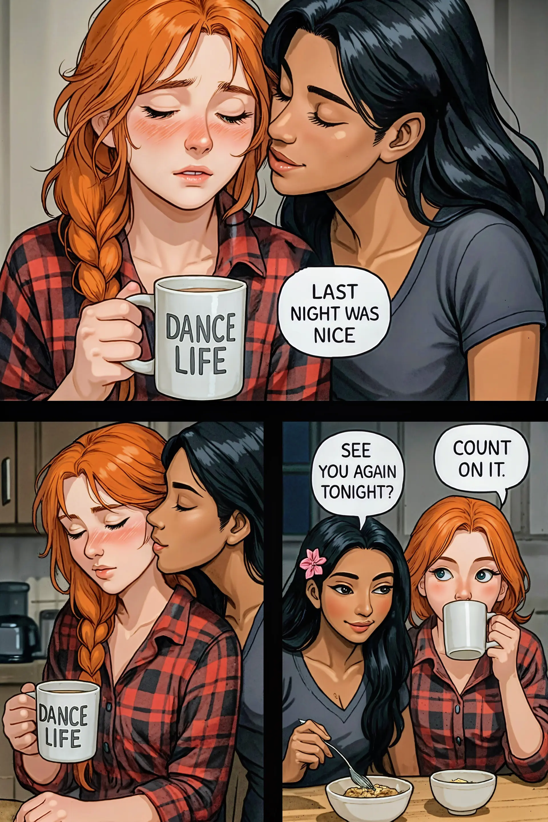 Rowan, Shanti morning after (Page 2)