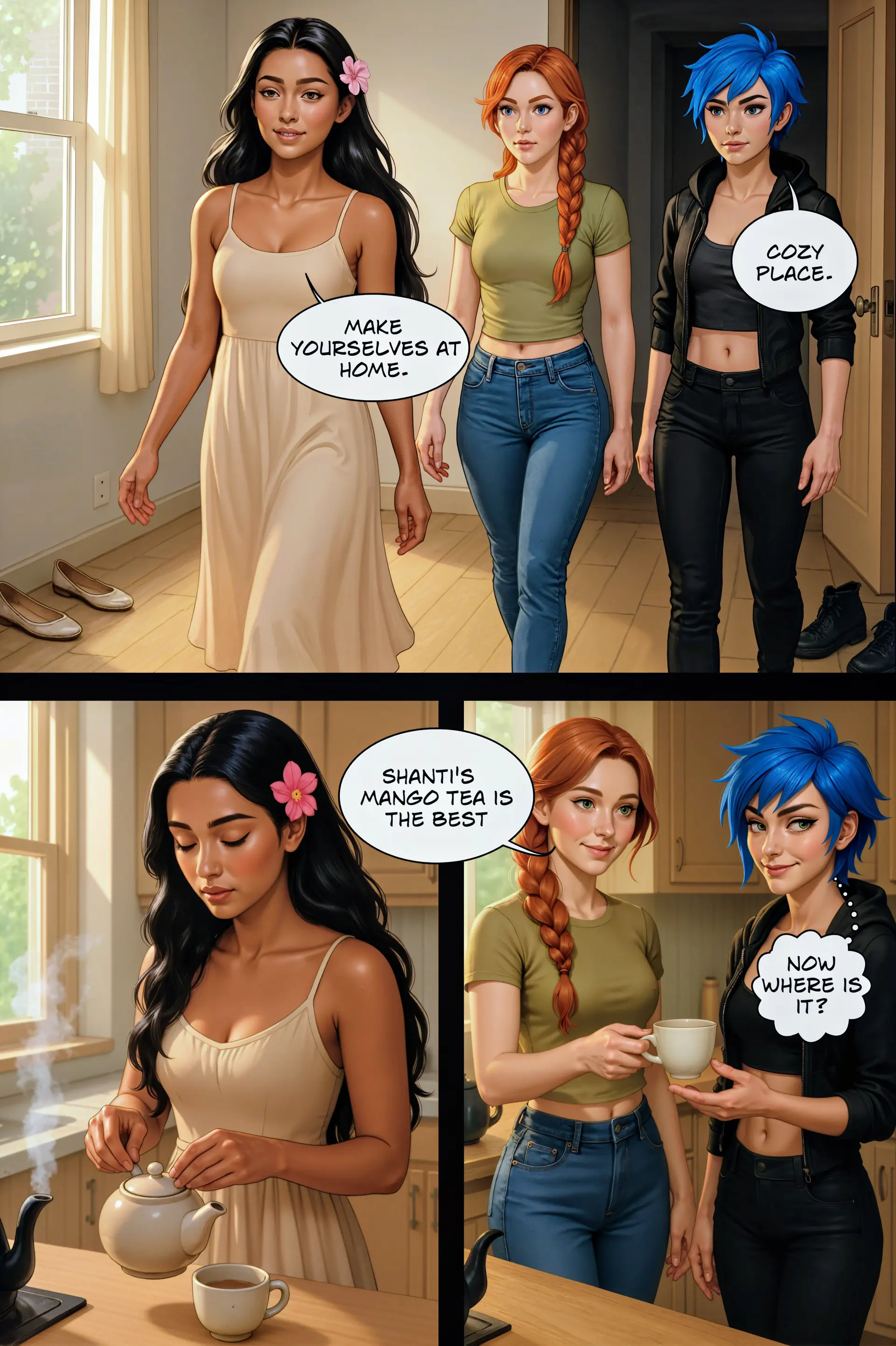 Shanti welcomes them in (Page 11)