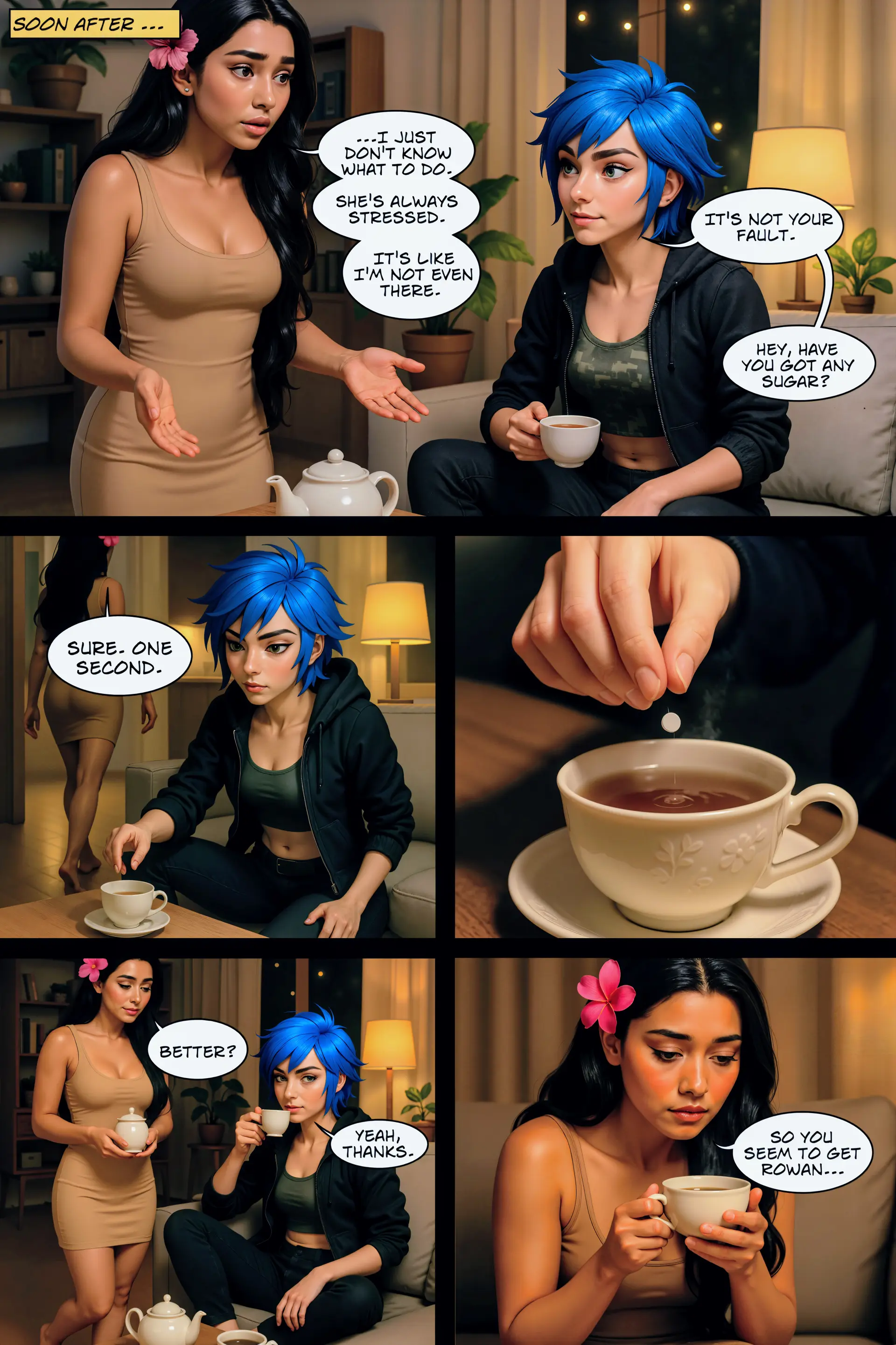 Cipher spikes Shanti's tea (Page 11)