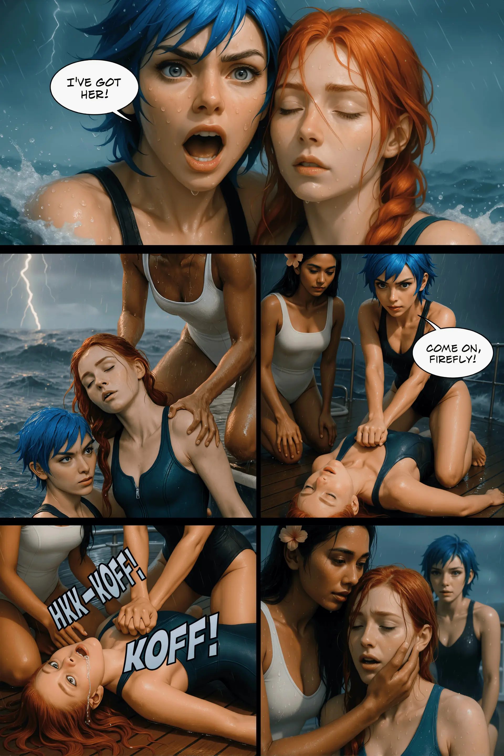 Cipher rescues Rowan; CPR (Page 12)