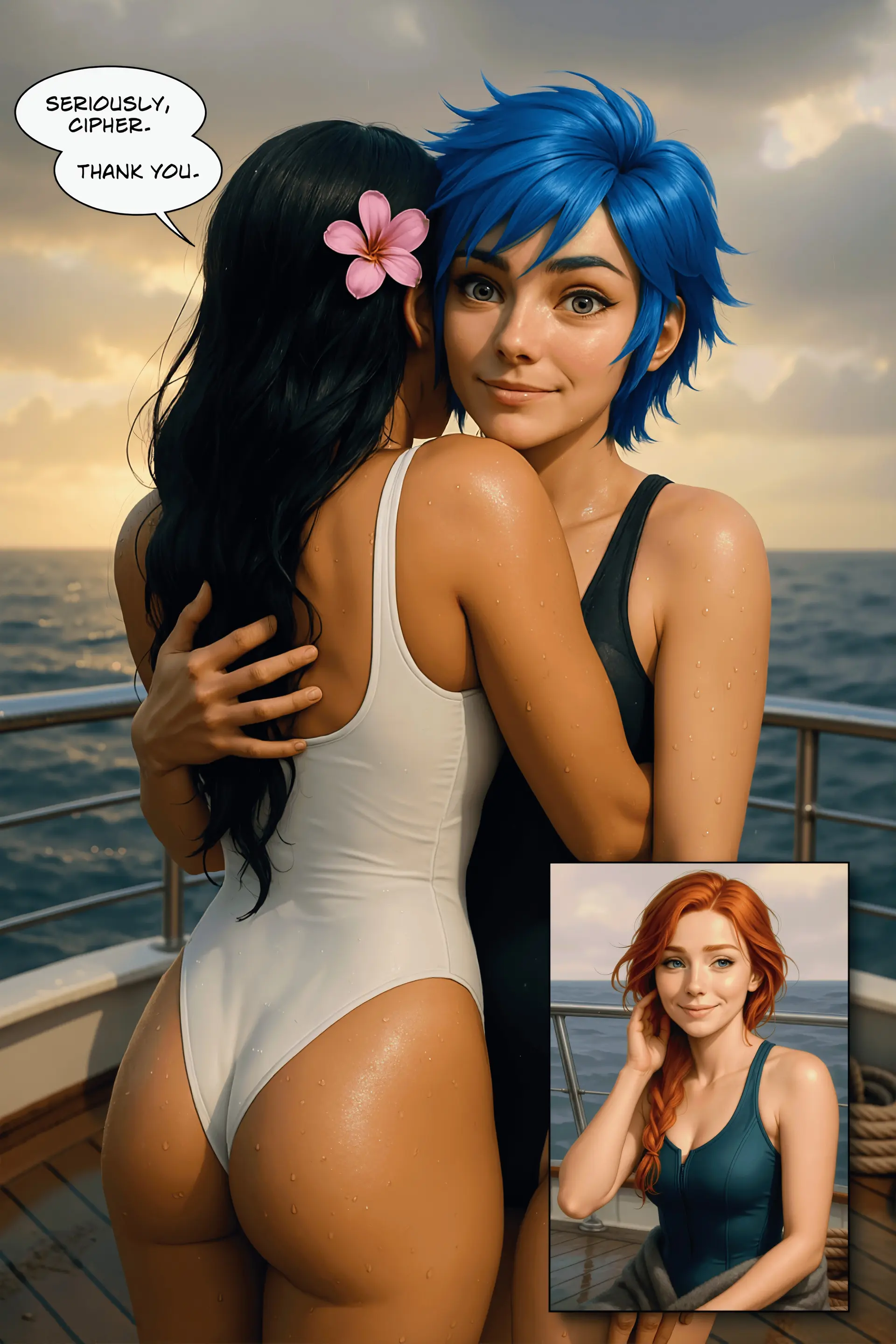 Shanti thanks Cipher with hug (Page 14)