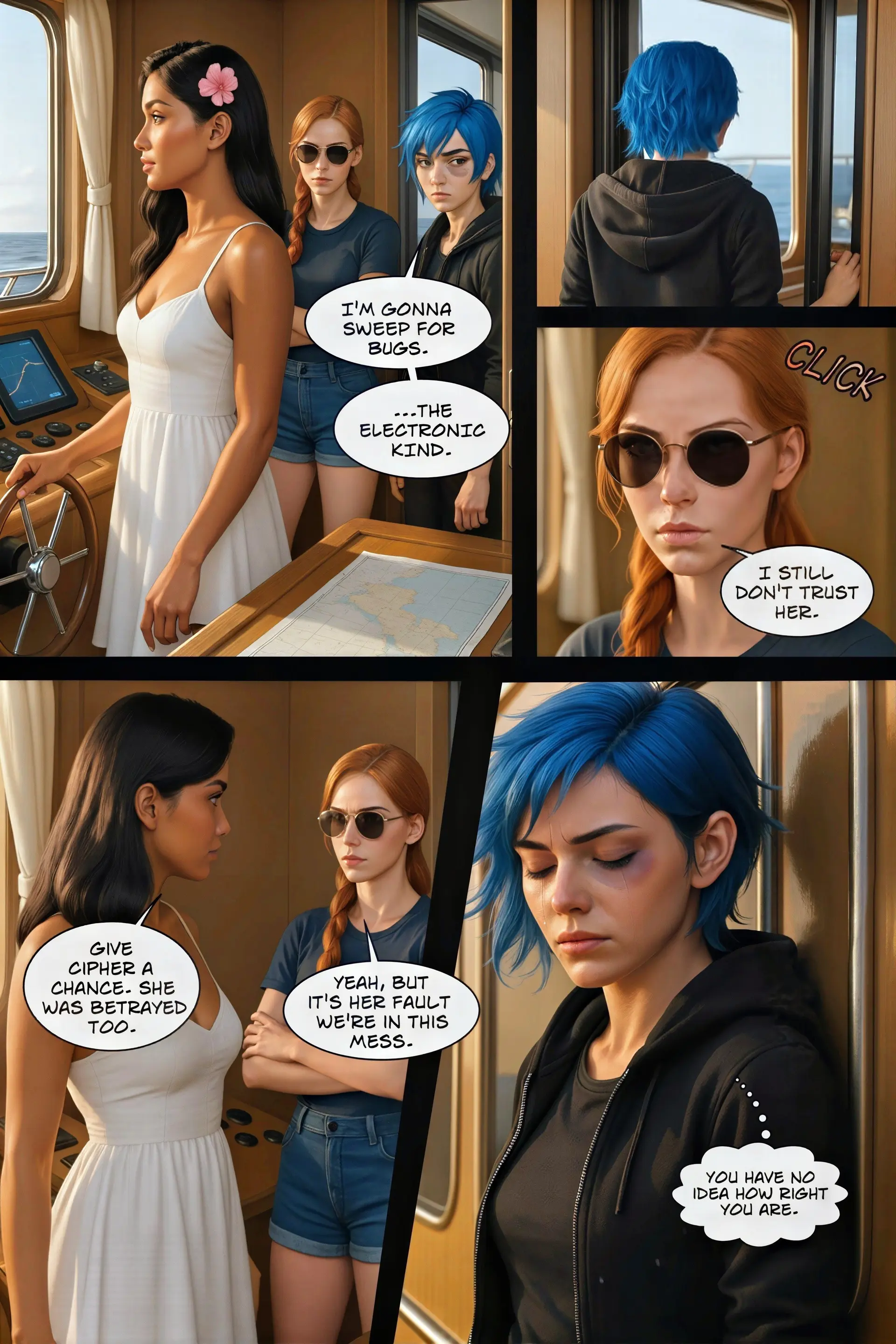 Cipher sweeps for bugs; Rowan voices doubt (Page 4)